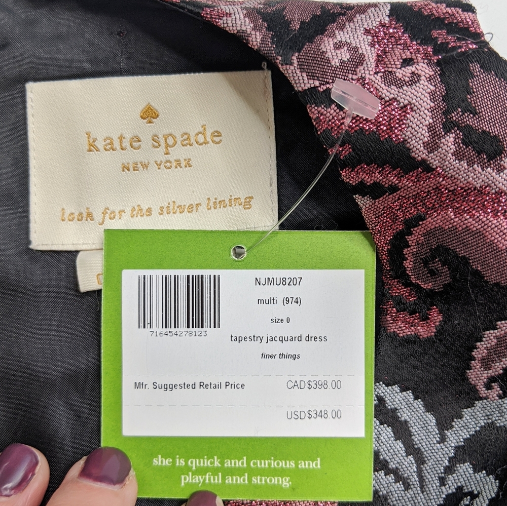 Kate Spade Tapestry Jaquard Dress - Picture 6 of 8